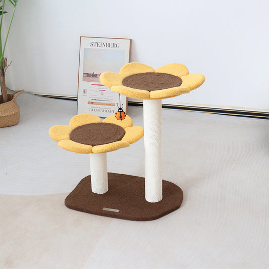 2-Level Sunflower Cat Tree | CMISSTREE
